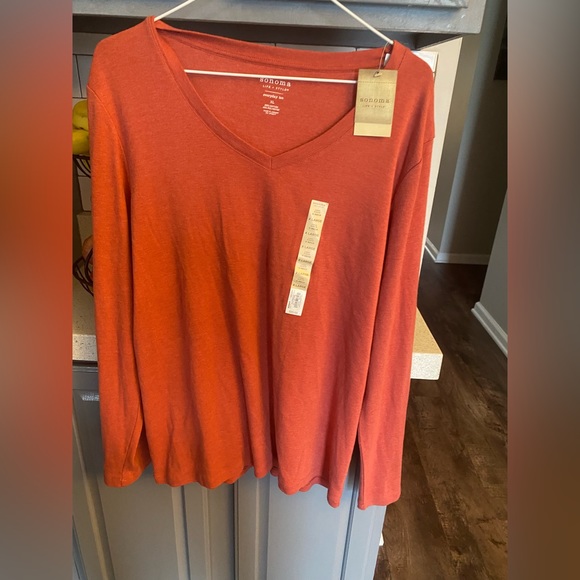 🎆3 for $18 Bundle 🎆 Women’s Sonoma, long sleeve, T-shirt, NWT - Picture 1 of 8